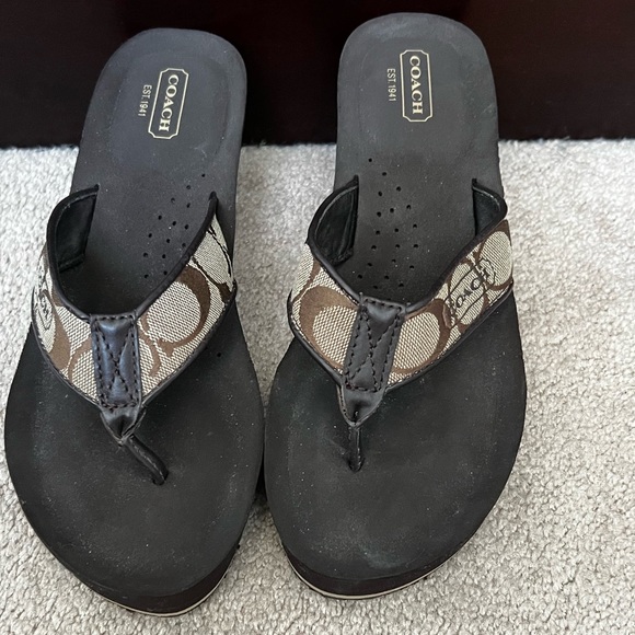 Coach wedge sandals - Picture 2 of 2